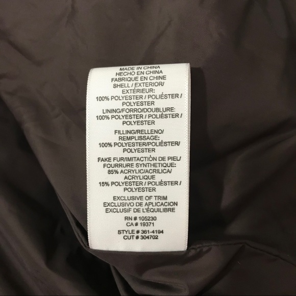 JOIE Faux Fur Belted Puffer Style Jacket Brown - Picture 10 of 10